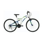 OEM Belderia Tec Master 26 Jant 21 Vites Çift Amortisörlü Dağ Bisikleti 48 cm Beyaz / Mavi - Siyah