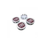 OEM Fiat Tipo Orjinal Tip Geçme Jant Göbeği Gri 4 Lü 42mm
