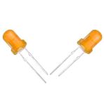 OEM Halmet Mantar Led 4.8mm Turuncu (10'lu Paket)