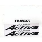 Oem Honda Sticker Seti Siyah Activa 100 Yazısı