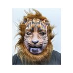 OEM Kahverengi Yeleli Saçlı Peluş Aslan Maskesi Mega Peluş 7 No