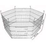 OEM Kedi ve Köpekler İçin Panel Çit 61 x 61 cm 6 Parça