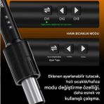 OEM Mechanic Airnova Sıcak Hava Istasyonu 1200W - Siyah