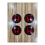 OEM Metal Alüminyum HONDA Tasarım Jant Göbeği Göbek Arması 65 Mm A Kalite Sticker Logo 4'lü Set