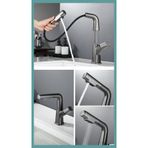 OEM Mutfak Evye Banyo Lavabo Bataryası Asansörlü Yeni Sistem Antrasit Gri Fiskiyeli 5 Yıl Garantili, Model Kodu: TYC00806964813