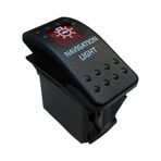 OEM NAVİGASYON LAMBASI IŞIKLI 3P ON-OFF 12-24V MARIN SWITCH (IC-134M-S1)