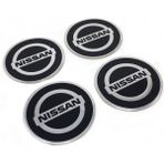 OEM Nissan Alüminyum Yapıştırma Jant Göbeği 4 Lü 60MM