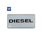 OEM Opel Yakıt Depo Kapağı Dizel Etiketi 2X4.5Cm (Diesel Yazısı