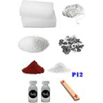 OEM P12 Mum Yapım Başlangıç Seti 1kg Parafin 2 Esans 2 Boya Fitiller Stearin Evde Mum Yapımı
