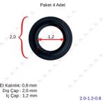 OEM Plakalı Eşanjör Oring Conta Seti (4 Ad.) 20*12*0,8