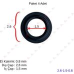 OEM Plakalı Eşanjör Oring Conta Seti (4 Ad.) 26*15*0,8