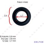 OEM Plakalı Eşanjör Oring Conta Seti (4 Ad.) 28*17*0,8