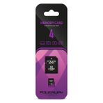 OEM Powerway Pwr-4 4 GB Micro SD Hafıza Kartı CE Uygunluk Sembolü ile Yüksek Hız Sınıf 4