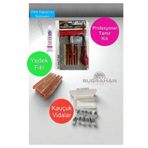 OEM Profesyonel Lastik Tamir Kiti Fitil Atma Seti+Lastik Tamir Kauçuk Vida Seti+5 li Yedek Fitil