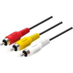 OEM RCA 30 Adet 15 cm Sarı Kırmızı Beyaz Erkek Tamir Kablosu