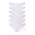 OEM RYL-EKO6005 6 Adet Süper Eko Set Likralı Kadın Slip Külot Beyaz
