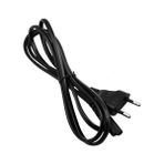 OEM Siyah Ac Tv Radyo Notebook Adaptör İçin 2 Pin Teyip Fişi Güç Kablosu
