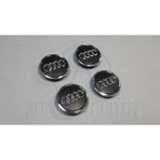OEM Siyah Audi Uyumlu 4'lü 68 mm Çelik Jant Göbeği Takım