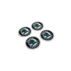 OEM Skoda Yeşil Alüminyum Yapıştırma Jant Göbeği 4 Lü 60MM