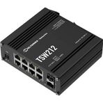 Oem Teltonika TE-TSW212 8 Port Gigabit 2 Port SFP L2 Yönetilebilir Endüstriyel Tip ethernet Switch