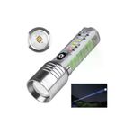 OEM TYCF5E99ACE055FD046AAE500 Profesyonel Tg Led Güçlü 8 Modlu Type-C 1000 Lümen Polis Çakarlı Şarjlı El Feneri