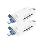 OEM Type C, Micro USB, USB, Otg 6 in 1 Kart Okuyucu Adaptör Usb Otg Hub Type C Çoklu, Card Reader