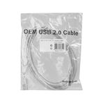 OEM USB230 3 mt Şeffaf USB Yazıcı Kablosu