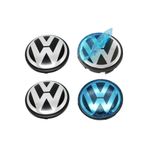 OEM Vw Tiguan Jant Göbeği Kabartmalı Göbek Dış Çapı 65 Mm (4'lü Set)