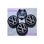 OEM Vw Volkswagen Damla Geçme Jant Göbeği Gri 4 Lü 65/68mm