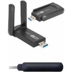 OEM Wifi Alıcı Dual Band USB 3.0 Adaptör Kablosuz Windows 7/8/10/11 - CHT2584-3252