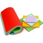 OEMG 100 Yaprak/set Kare Renkli Kağıt Çocuk Origami El Yapımı Kağıt Anaokulu Çocuklar Bebek Kağıt Kesim Malzeme Zanaat Oyuncak: 10X10CM (Yurt Dışından) - Kutu Oyunları