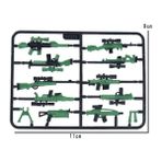 OEMG Askeri Ww2 Yapı Taşları Solider Figürleri Oyuncak Hediyeleri Kamufla Lar Lar Kum Torbaları Pelerin Ekipman Aksesuarları Mini Brickscolor: M1919A4-1PC (Yurt Dışından) - Parçalı Set