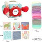 OEMG Bebek Montessori Oyuncak Pamuk Sihirli Doku Kutusu Parmak Meşgul Masa Oyunu Egzersiz Eğitim Oyuncak Yumuşak Çıngırak Oyunu Kumaş Kitap Hediye Renk: Set2 (Yurt Dışından) - Kutu Oyunları