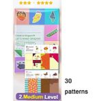 OEMG Origami Kiti 30/96 Sayfalar Origami Kağıt Zanaat Rehber Kitabı Diy Sanat Zanaat Projeleri Yeni Başlayanlar Için Malzemeler Çocuklar Çocuklar Erkek Kızlar Kızlar: 30 Sayfa (Yurt Dışından) - Kutu Oyunları