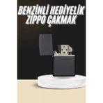 OEMTR Erkeklere Özel Hediyelik Eşya Metalik Benzinli Çakmak Doldurulabilir - Çok Renkli