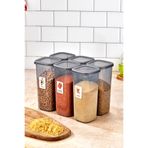 OES HOME 6'lı Jumbo Boy Erzak Saklama Kabı 1750 ML