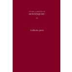 OEuvres complètes de Montesquieu 12: Collectio Juris