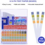 Of Ph Ölçer Test Kağıdı 100 Adet 0-14 Ph Metre Ölçüm Turnusol Kağıdı Kolay Kullanım İçin