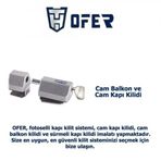 Ofer Cam Kapılar Ve Cam Balkonlar İçin Güvenlikli Emniyet Kilidi Yeni Tip