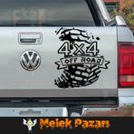 Off Road 4X4 Lastik Izi Araba Sticker