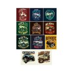 Off Road 4x4 Sticker Set 11 Parça Telefon, Tablet, Defter, Laptop Sticker