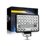 Off Road 5 İnç Led Çalışma Lambası 12-24v Traktör Tır Kamyon Atv Yüksek Performanslı Sis Farı Metal Kasa