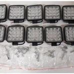 Off Road Sis Farı - Lambası 16 Led Kare Çalışma Lambası (10 ADET)