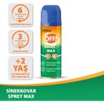 Off! Sinekkovar Sprey Max 6 Saat Etkili Koruma Özellikli Sivrisinek Ve Kene Kovucu