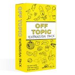 OFF TOPIC Yetişkin Parti Oyunu Genişletme Paketi - Grup Oyunu Gecesi için Eğlenceli Masa ve Kart Oyunu için 128 Yeni Konu