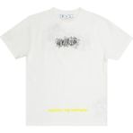 Off-White Graffiti Layers Slim T-Shirt - Beyaz