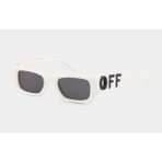 Off-White OERI124 0107 49-20 Kadın Güneş Gözlüğü – Beyaz Asetat Çerçeve, Füme UV400 Cam