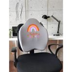 Officekup X-Large Visco Bel Destek Gamer Oyuncu Koltuk Yastığı- Gri Radiate