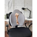 Officekup X-Large Visco Bel Destek Gamer Oyuncu Koltuk Yastığı Gri Zürafa