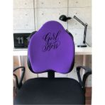Officekup X-Large Visco Bel Destek Gamer Oyuncu Koltuk Yastığı- Mor Girlboss